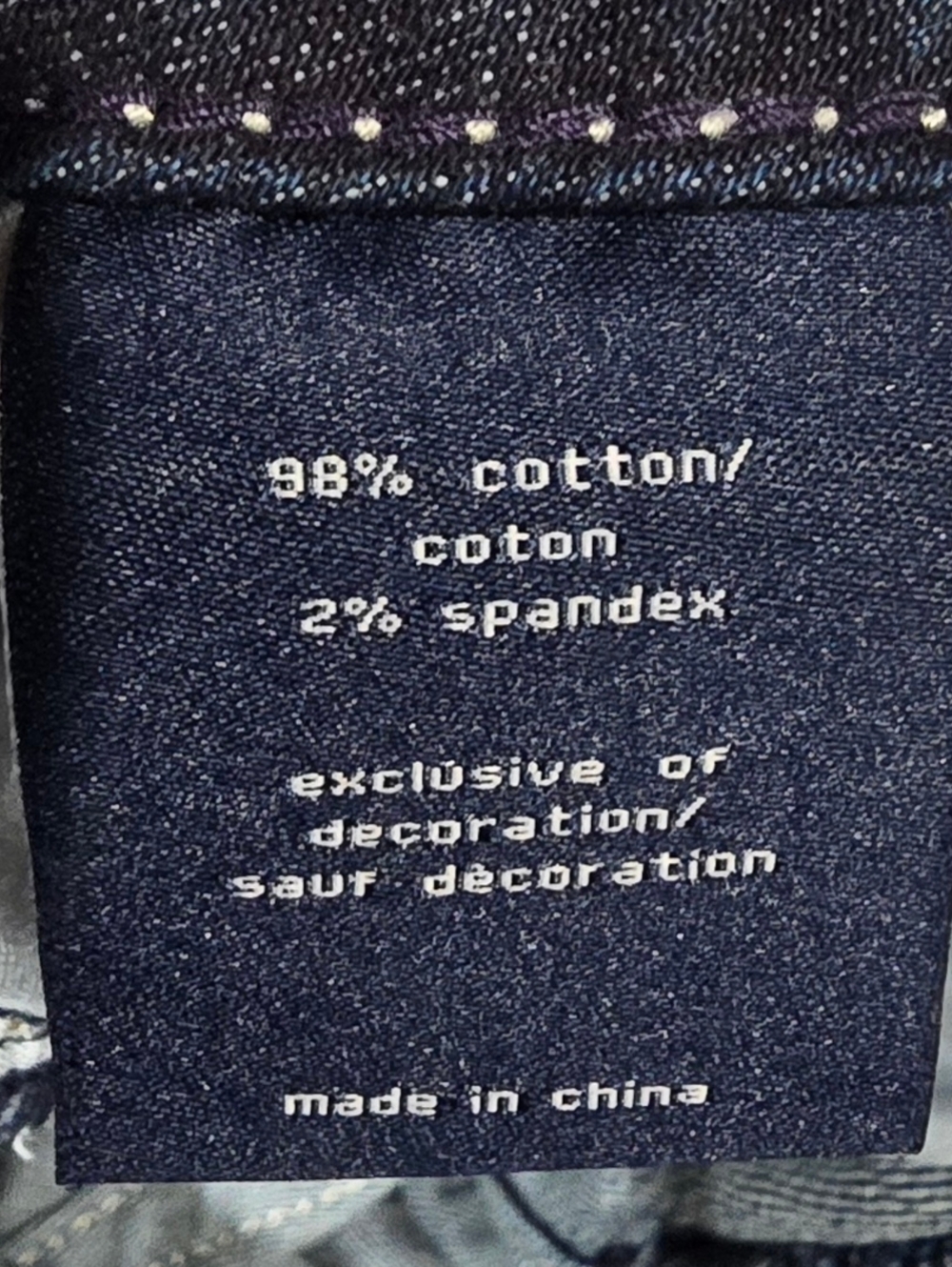 Vigoss Midrise New York Denim Capris Size 14 - Picture 9 of 9